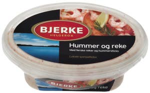 Bjerke Spekemat Hummer og rekesalat