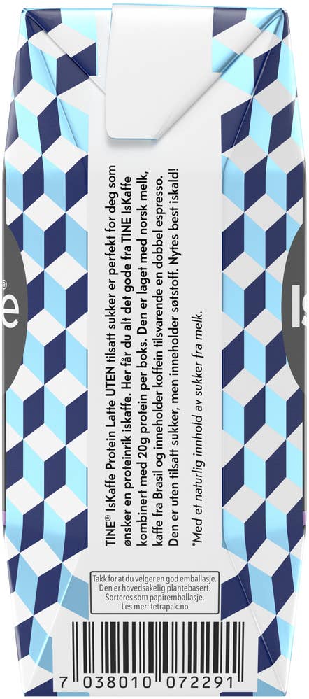 TINE IsKaffe Protein latte