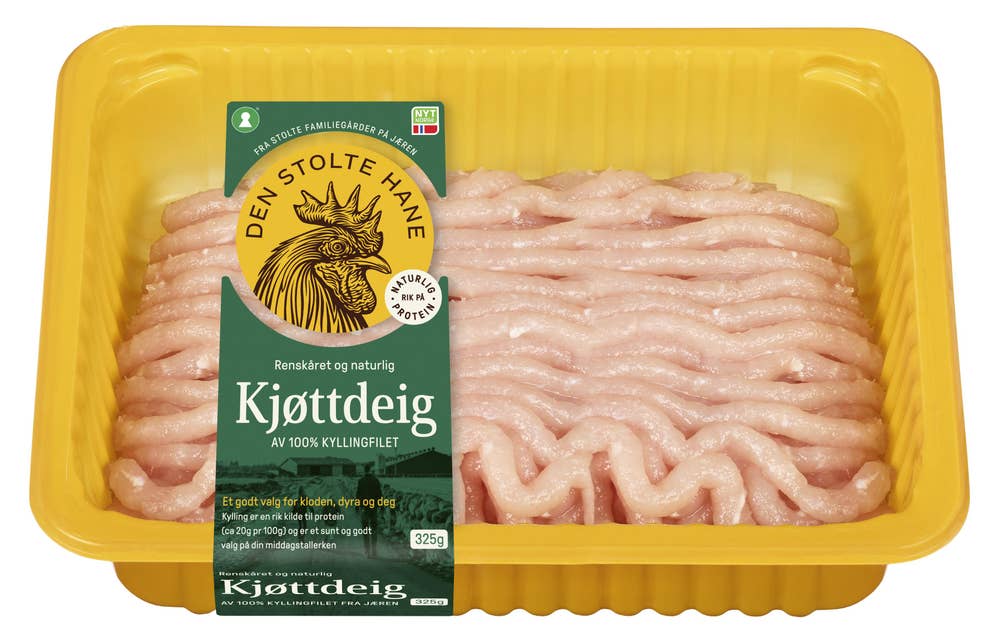 Den Stolte Hane¤DSH Kjøttdeig Av 100% Kyllingfilet