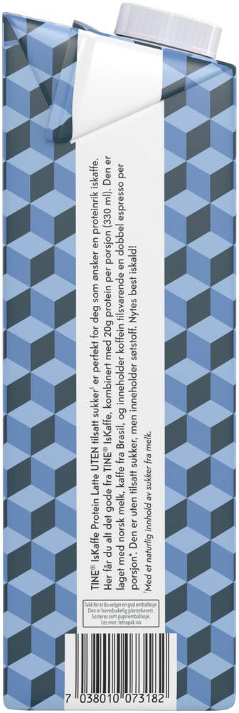 TINE Protein IsKaffe latte Uten