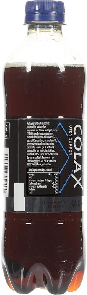 Grans Cola uten sukker