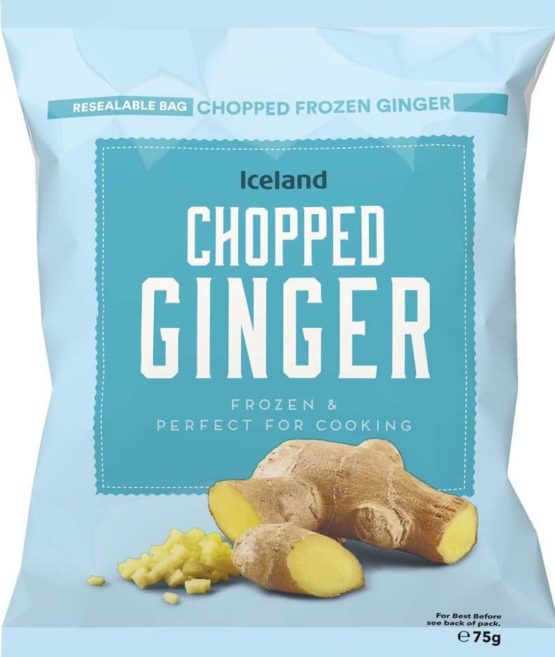 Iceland Oppkuttet Ingefær