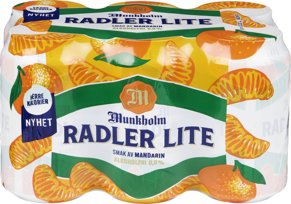 Munkholm Radler Lite Mandarin 6x0,33 l