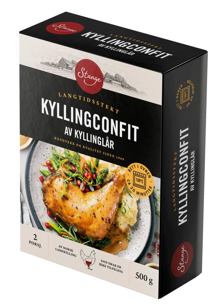 Stange Confit av kylling