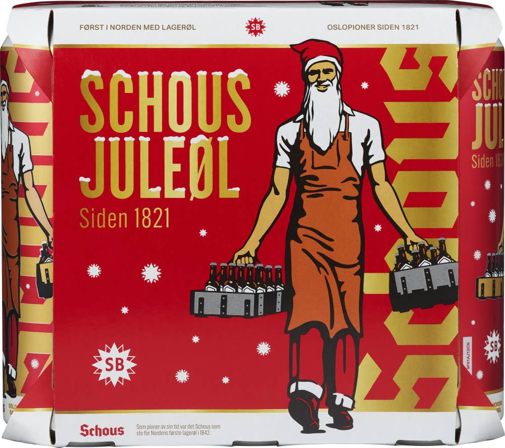 Schous Juleøl 6 x 0,5l