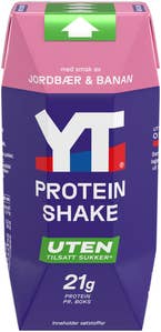 TINE Yt proteinshake Jordbær og banan