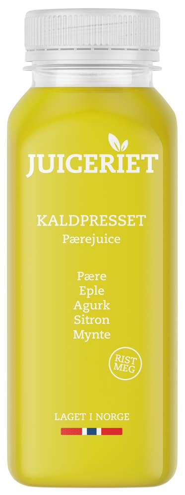 Juiceriet Kaldpresset Pærejuice Pære, Eple, Agurk, Sitron & Mynte