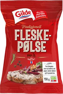 Gilde Fleskepølse bit