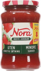 Stabburet Moste jordbær Mindre sukker
