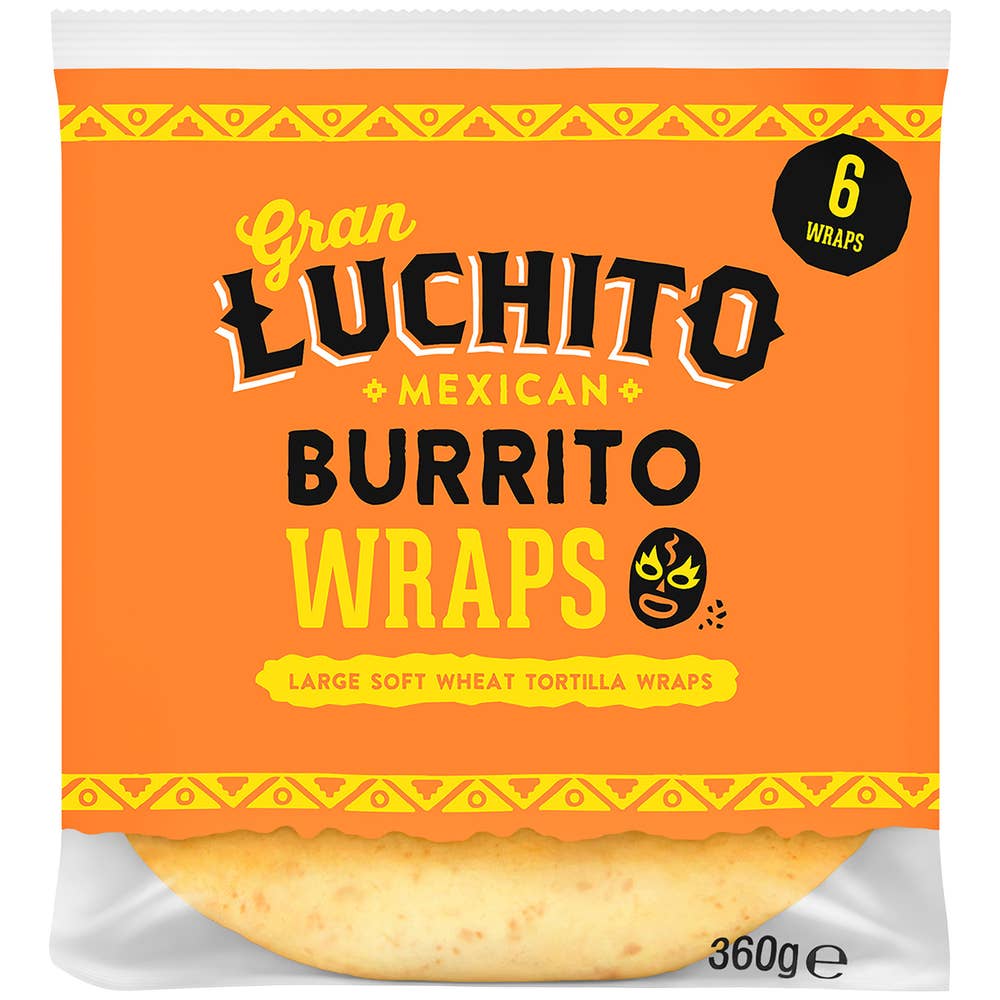 Gran Luchito Burrito Wraps