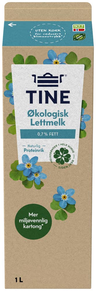 TINE Økologisk lettmelk 0,7% fett