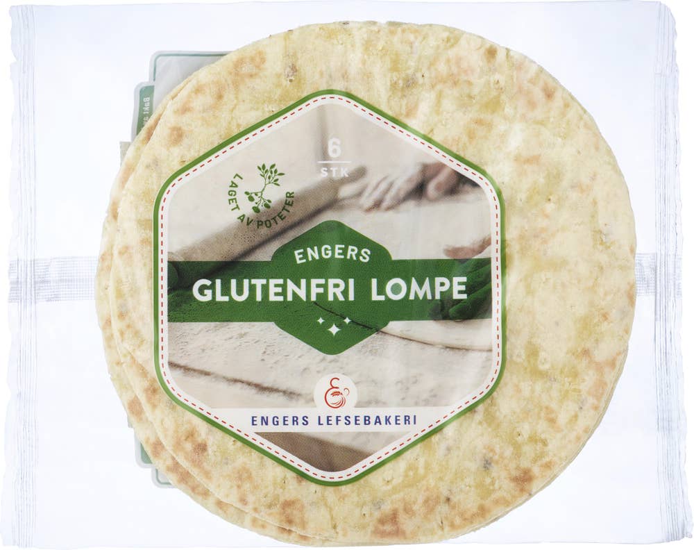 Glutenfrie lomper 6 stk