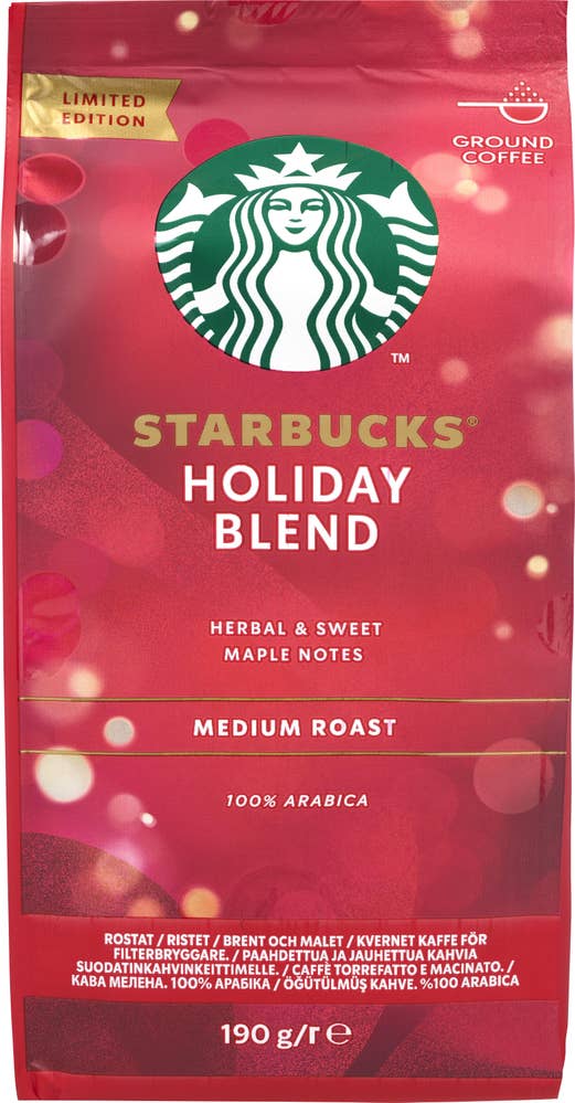 Starbucks Holiday Blend Filtermalt