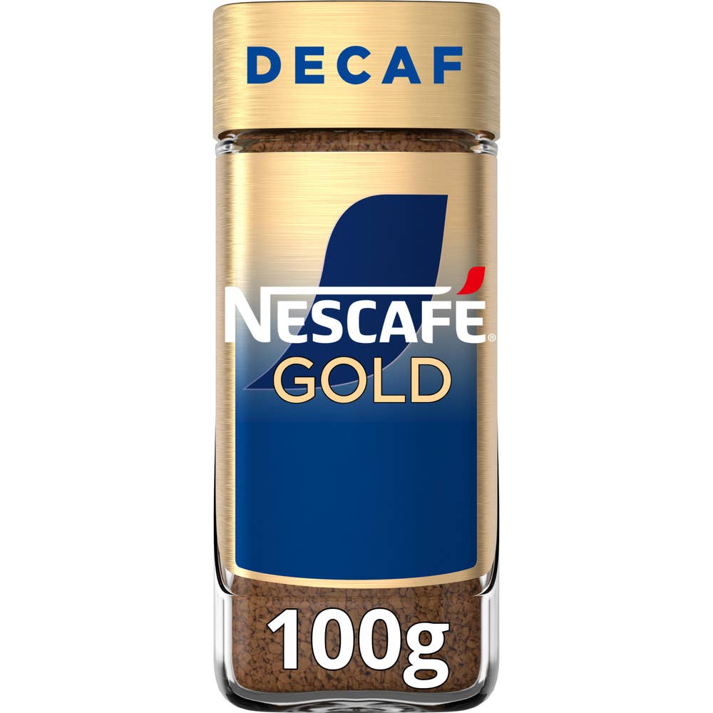 Nescafé Gold, koffeinfri Pulverkaffe