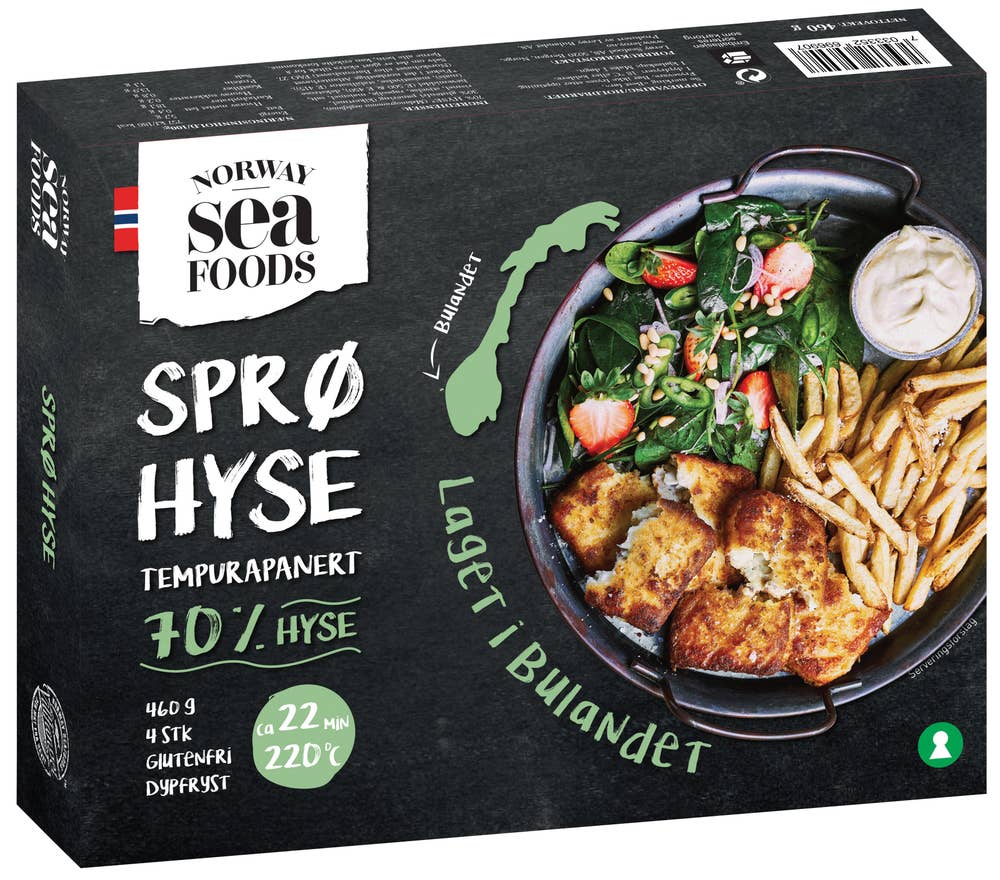 Norway Seafoods Rema Sprø, tempurapanert hyse