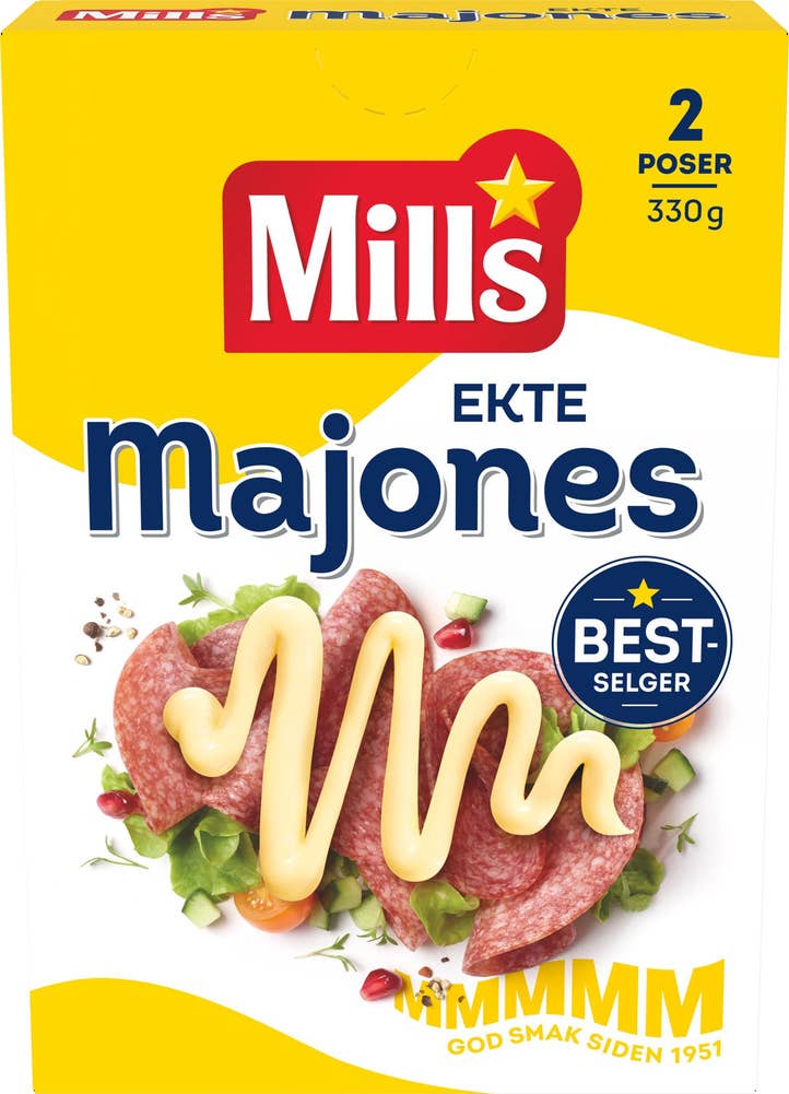 Mills Ekte majones 2 poser