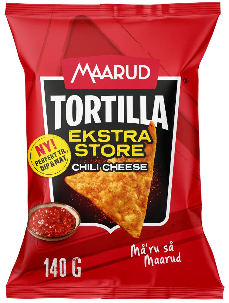 Maarud Tortilla Ekstra Store Chili Cheese