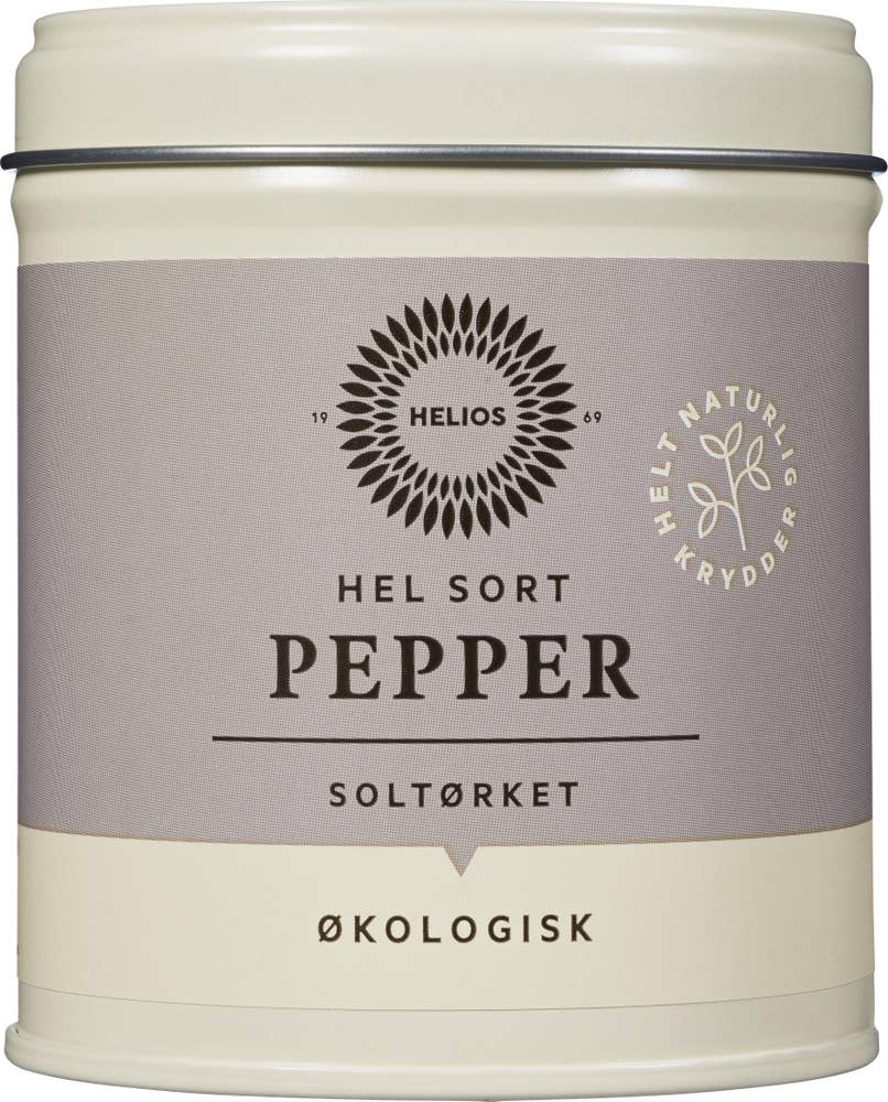 Helios Sort pepper hel Økologisk