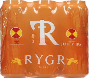 Rygr Østkyst Juicy IPA 6x0,5 l