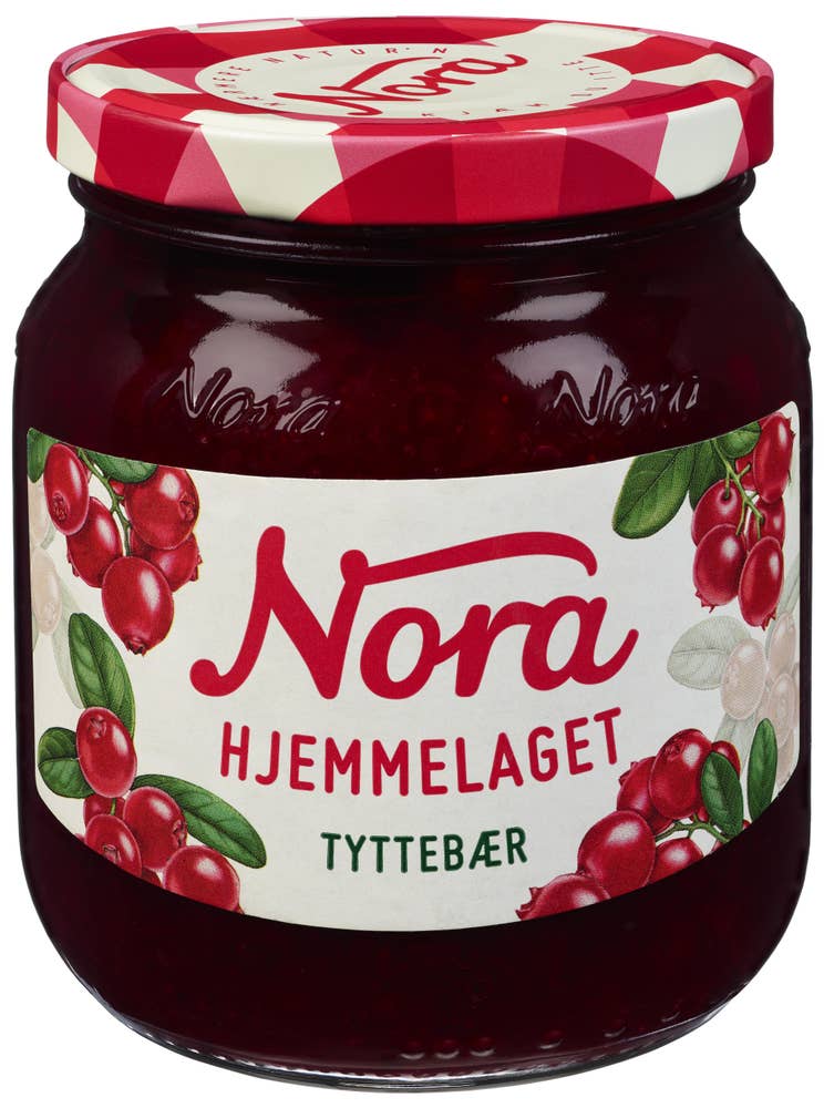 NORA Tyttebærsyltetøy Hjemmelaget