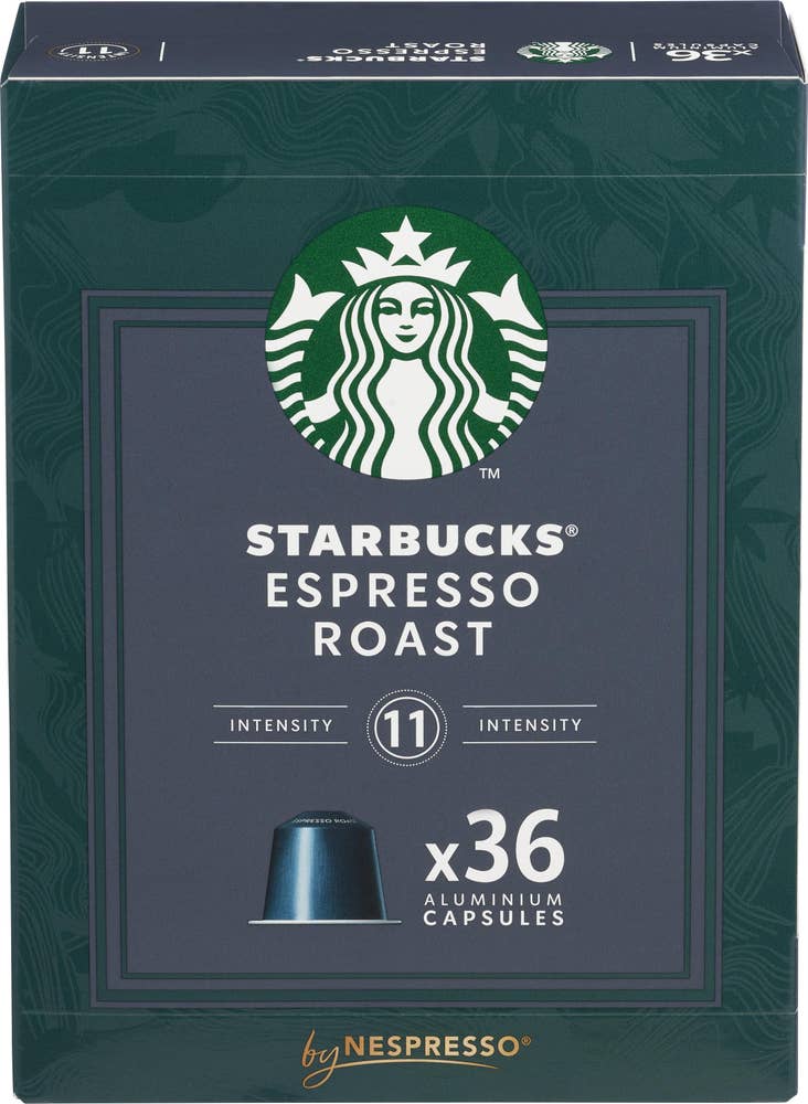 Starbucks Espresso Roast multipack 36 kapsler, intensitet 11