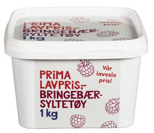 Prima Lavpris Bringebærsyltetøy