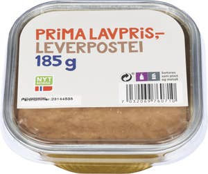 Prima Lavpris Leverpostei