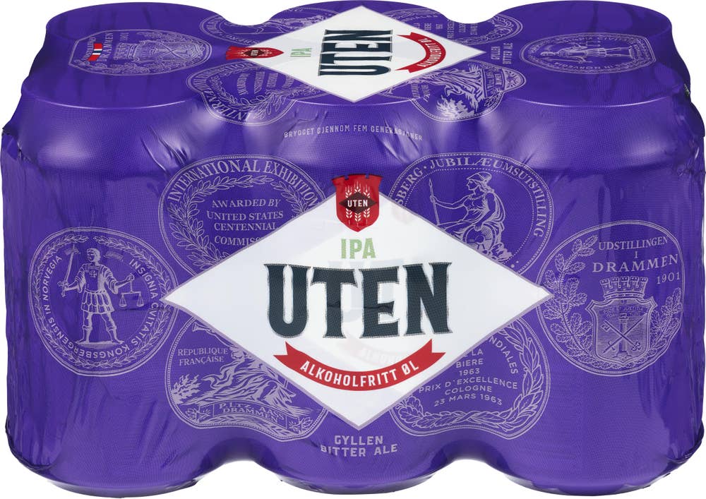 Aass Bryggeri Aass UTEN IPA 6x0,33 l