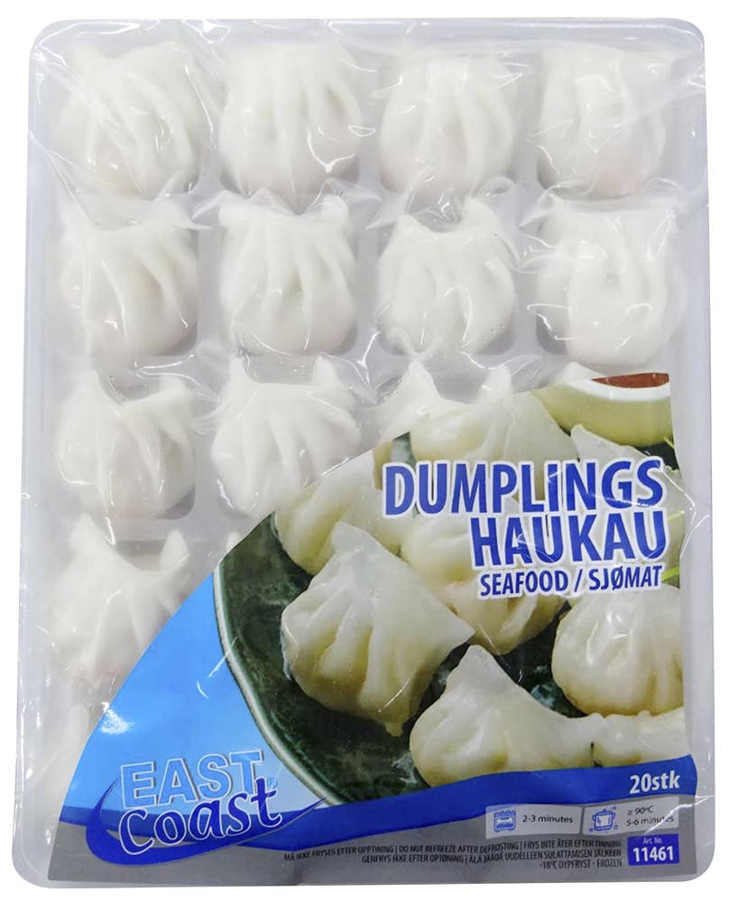 East Coast Dumplings Haukau sjømat Dim Sum 20stk