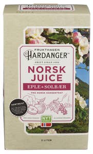 Frukthagen Hardanger Eple- & solbærjuice BiB