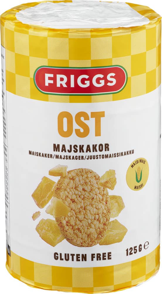 Friggs Maiskaker med ostesmak