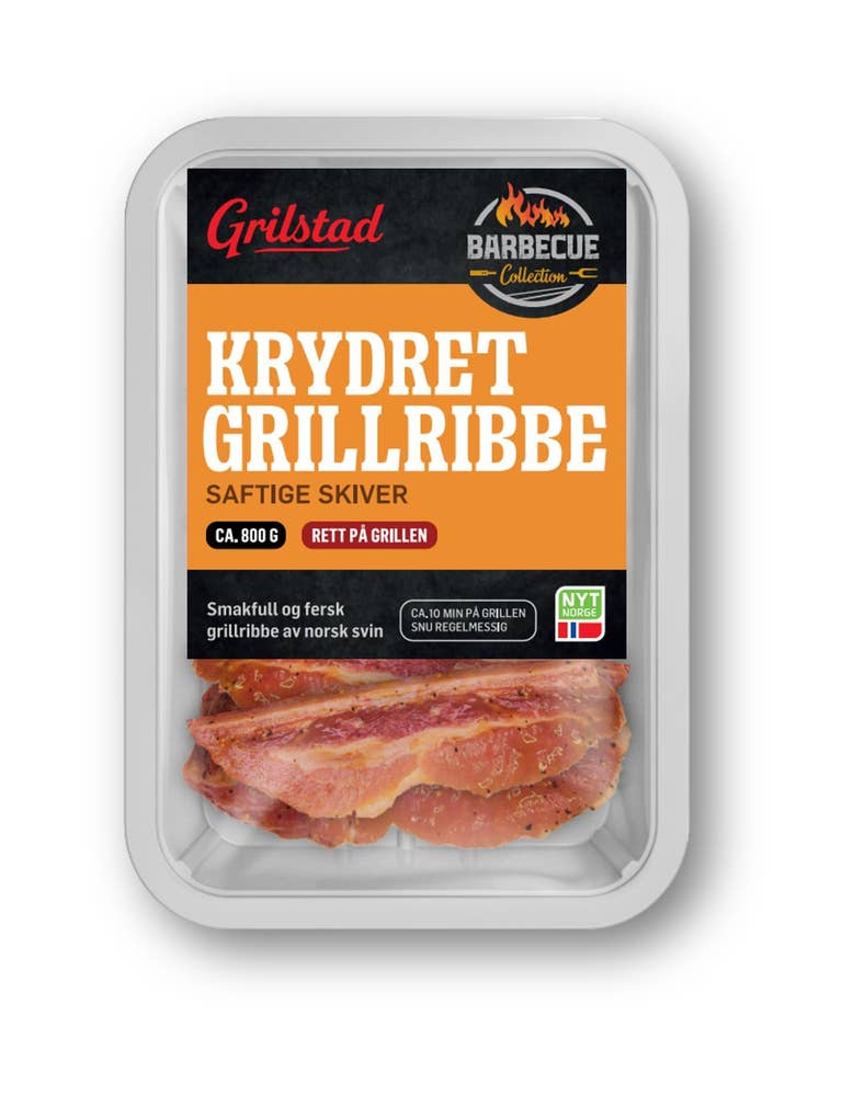 Grilstad Krydret grillribbe i skiver