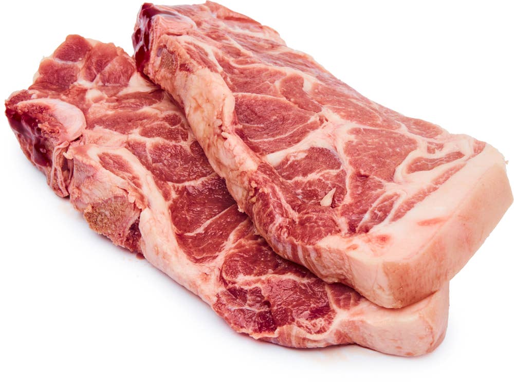 Stølsvidda Nakkekoteletter av Fjellgris 2 Stk