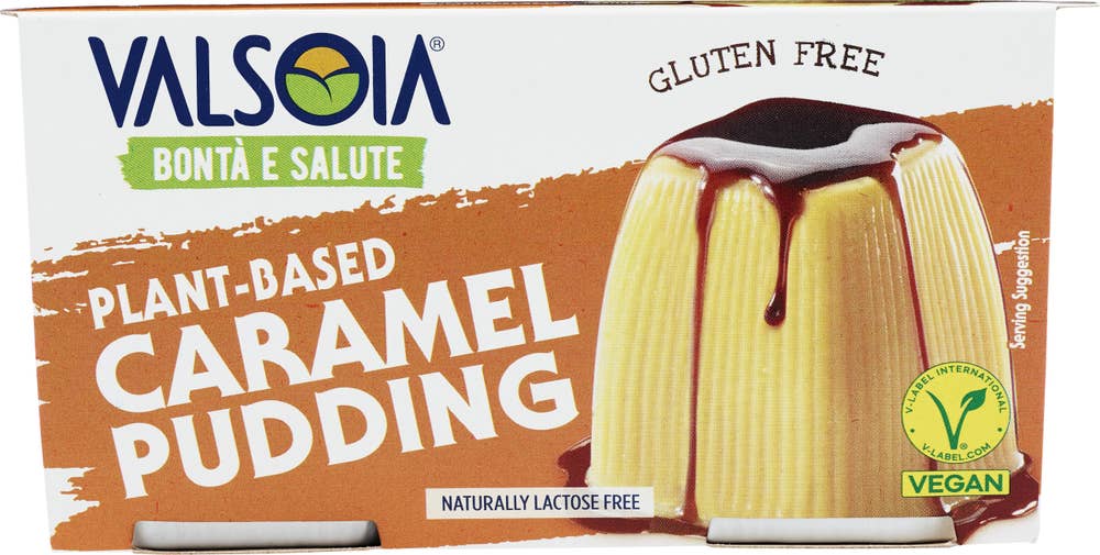 Valsoia Karamellpudding Vegansk, 2stk
