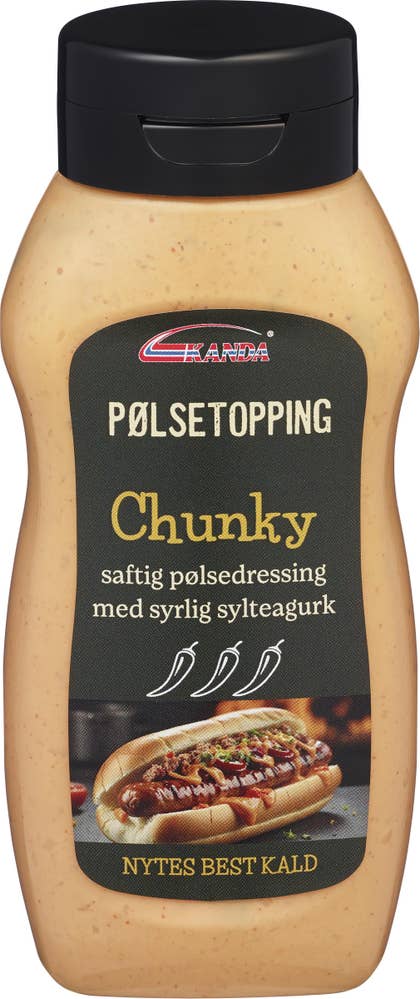 KANDA AS Pølsetopping Chunky