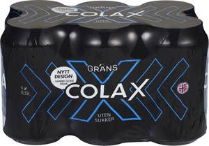 Grans Cola X Uten Sukker 6 x 0,33L