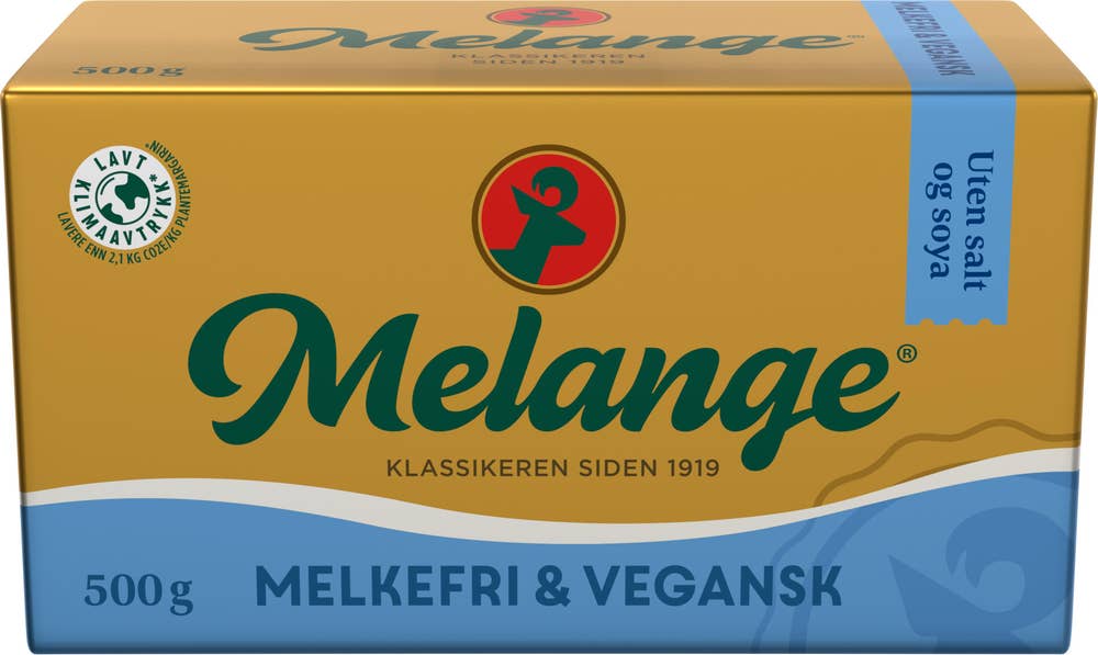 Melange uten salt og soya Melkefri og vegansk