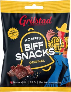 Grilstad Kompis biff snacks Original