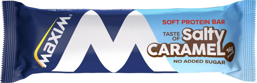 Maxim soft protein bar salty caramel