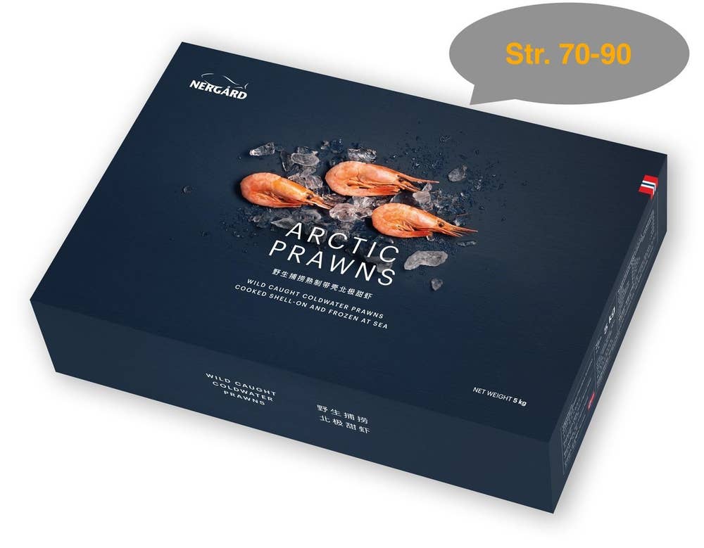 Norsk Sjømat Frosne Reker Str 70/90