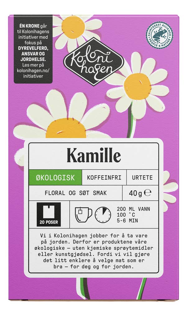 Kolonihagen Økologisk kamille-te 20 poser
