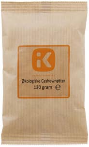 Økologiske Cashewnøtter Rå, Usaltet