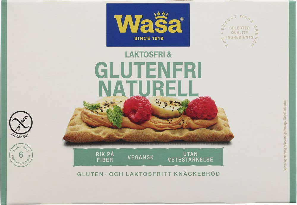 Wasa Knekkebrød Glutenfri Naturell