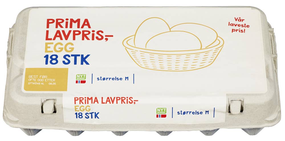 Prima Egg Str S/M, Vår Laveste Pris