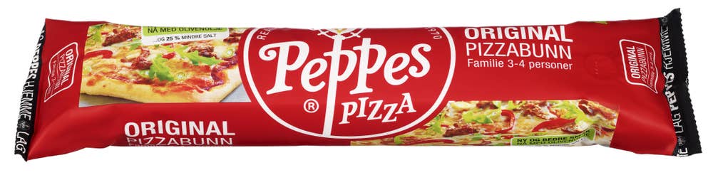 Peppes Pizza Pizzabunn original Familie 3-4 personer
