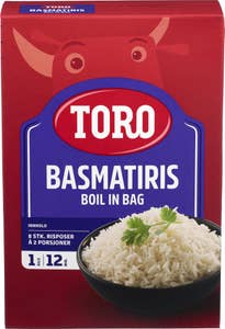 Toro Basmatisris Boil in bag 8 stk à 2 porsjoner