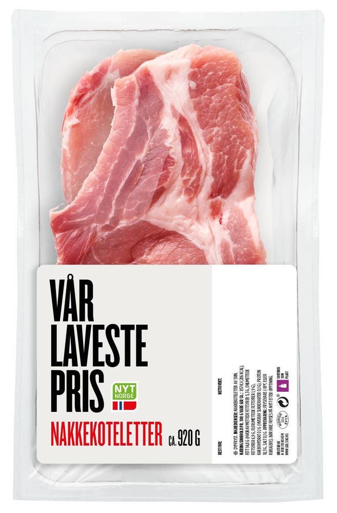Vår Laveste Pris Nakkekoteletter