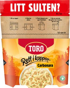 TORO Rik Carbonara Rett i koppen
