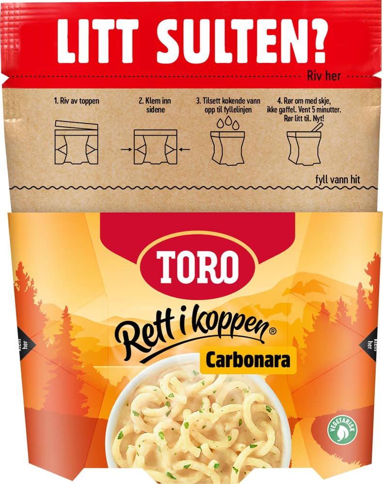 TORO Rik Carbonara Rett i koppen