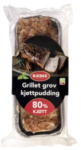 Bjerke Spekemat Grillet grov kjøttpudding 80% kjøtt